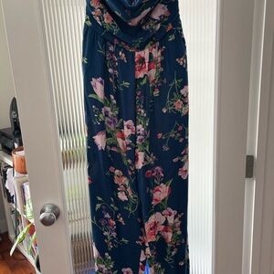 Floral Jumpsuit in Blue